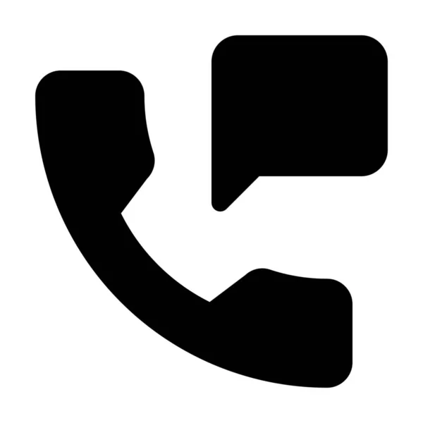 Ikona Telefonu Komunikacyjnego Kategorii Urządzenia Mobilne Aplikacje — Wektor stockowy