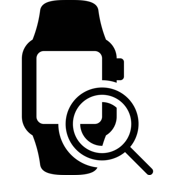 Buscar Smart Smartwatch Icono Categoría Computadora Hardware — Vector de stock