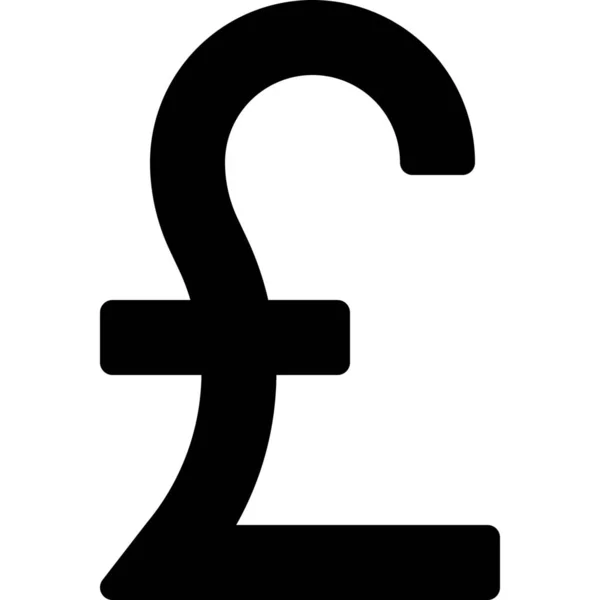 Pénz Font Szimbólum Ikon — Stock Vector