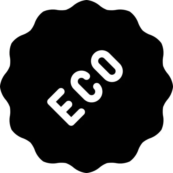 Bio Eko Ikona Naturalna — Wektor stockowy