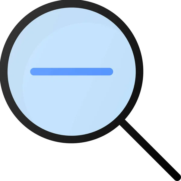 Magnifier Out Zoom Icon — 图库矢量图片
