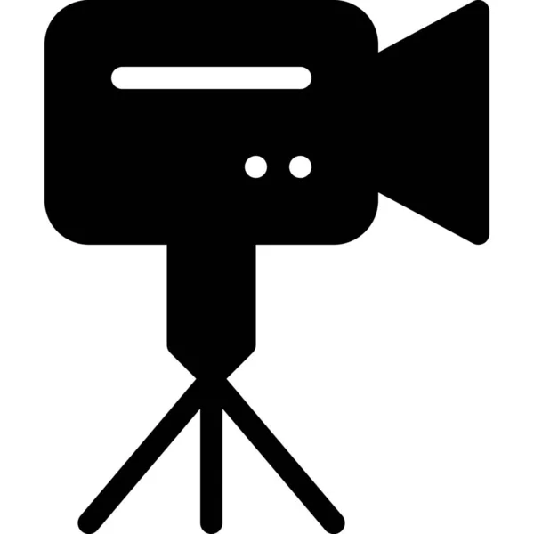 Alt Camera Stand Icon Der Kategorie Film Video — Stockvektor