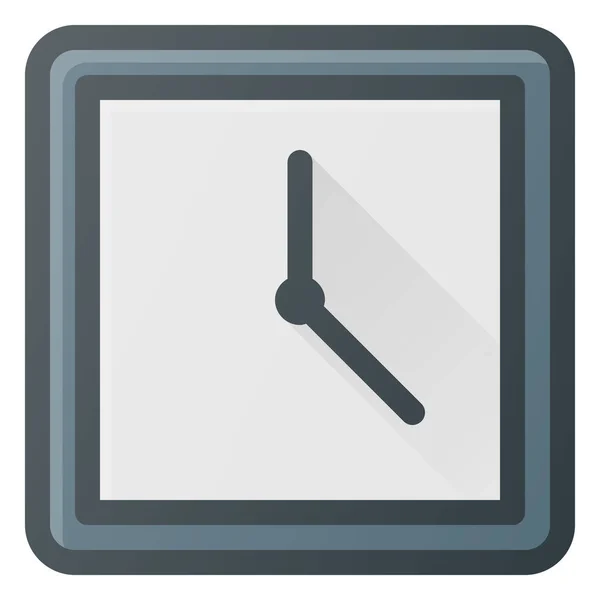 Reloj Cronometro Tiempo Icono Estilo Contorno Lleno — Vector de stock