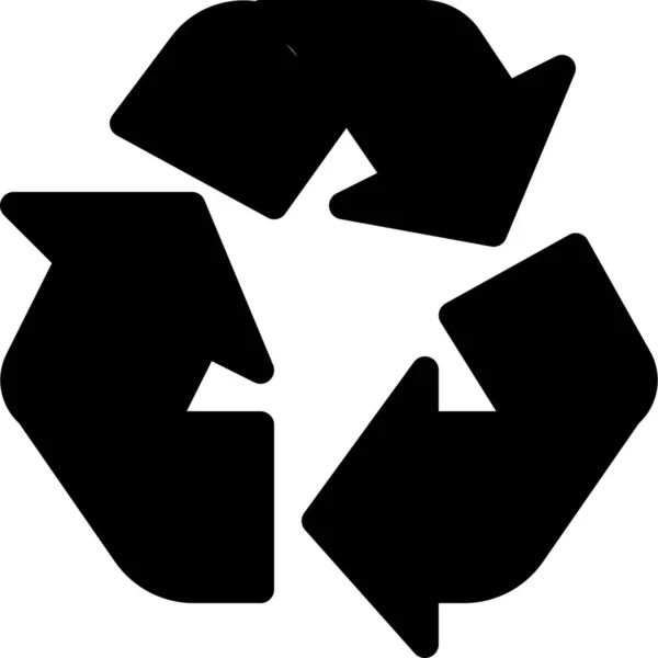 Écologie Recycler Icône — Image vectorielle