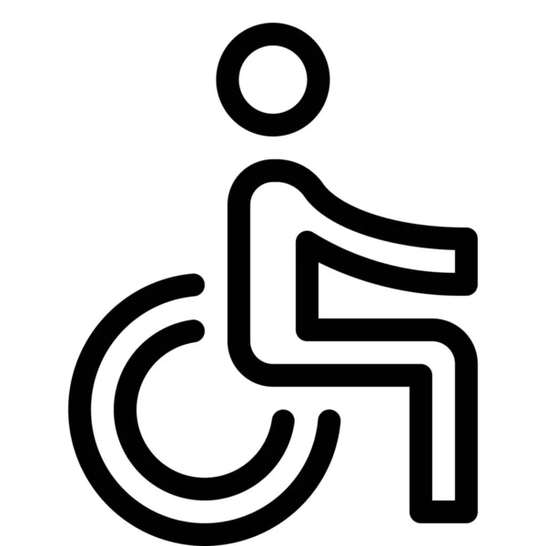 Accessibility Help Service Icon Der Kategorie Avatare — Stockvektor
