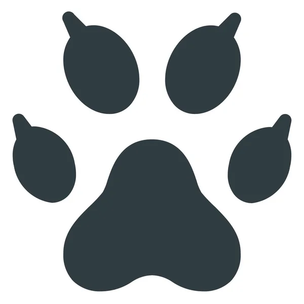 Animal Gato Perro Icono Sólido Estilo — Vector de stock