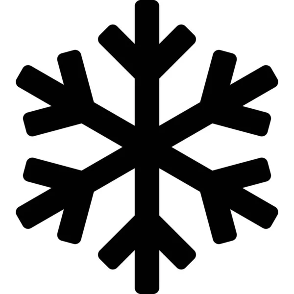 Schneeflockensymbol — Stockvektor