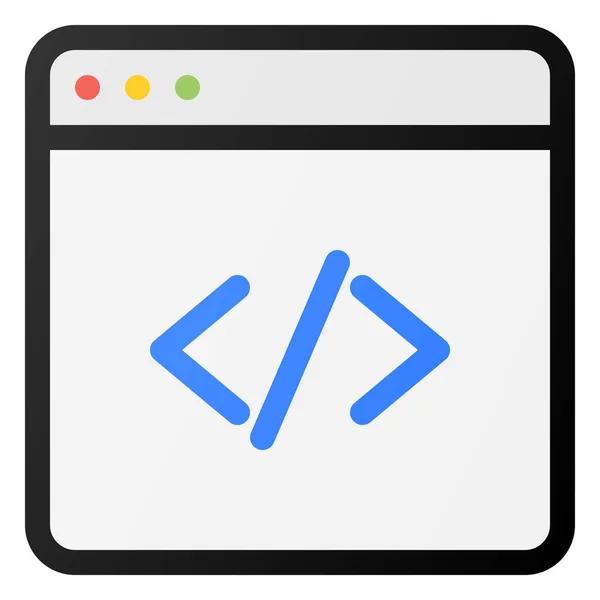 Code Application Icon — стоковый вектор