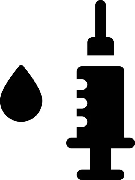 Icône Liquide Injectable — Image vectorielle