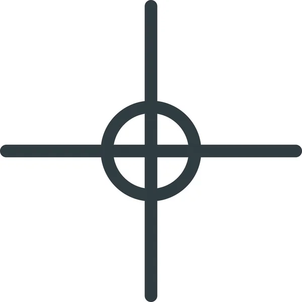 Cursor Mauszeiger Symbol Outline Stil — Stockvektor