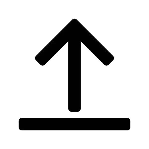 Arrow Upload Icon — Stock Vector