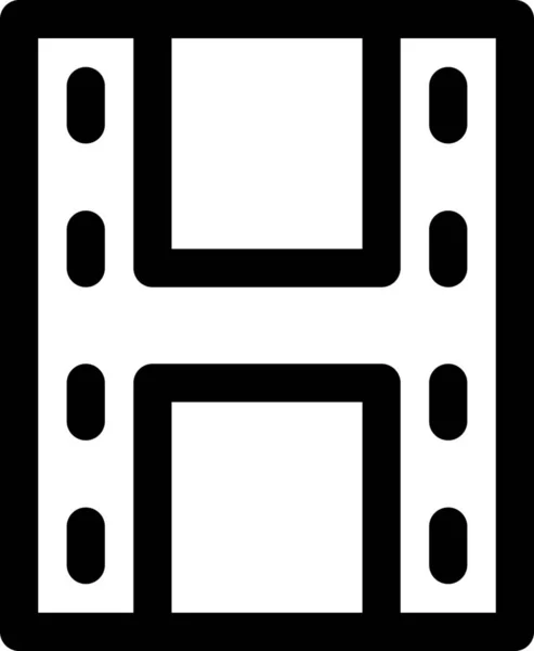 Film Frame Movie Icon — 图库矢量图片