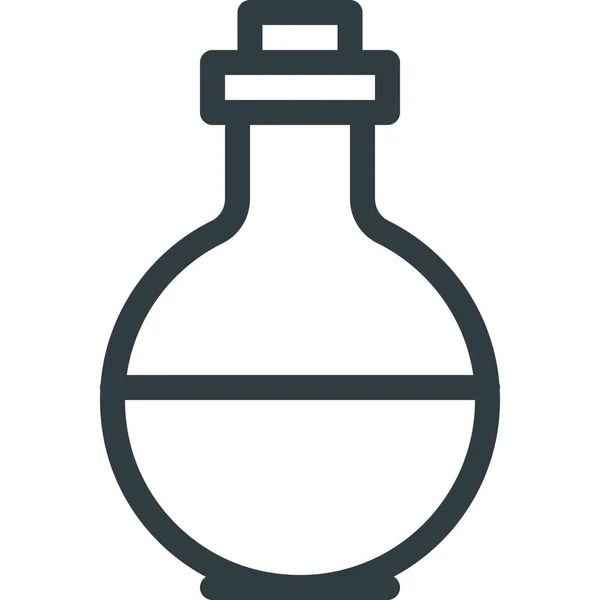 香气瓶图标 轮廓风格 — 图库矢量图片