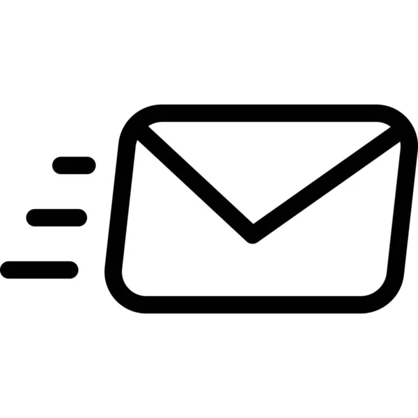 Email Icône Courrier Rapide — Image vectorielle