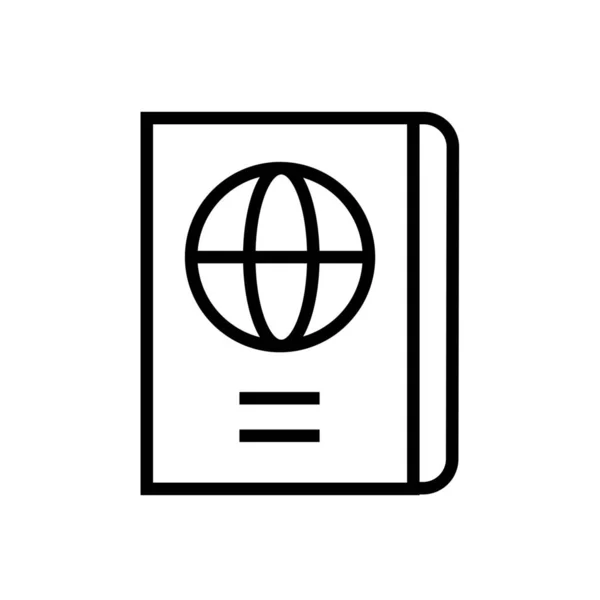 Pass Pass Icon Outline Style — стоковый вектор