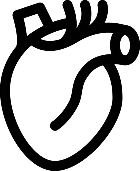 Herz Kreislauf Symbol — Stockvektor