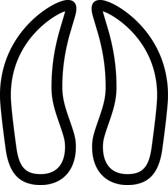 Orignal Cerf Animal Icône — Image vectorielle