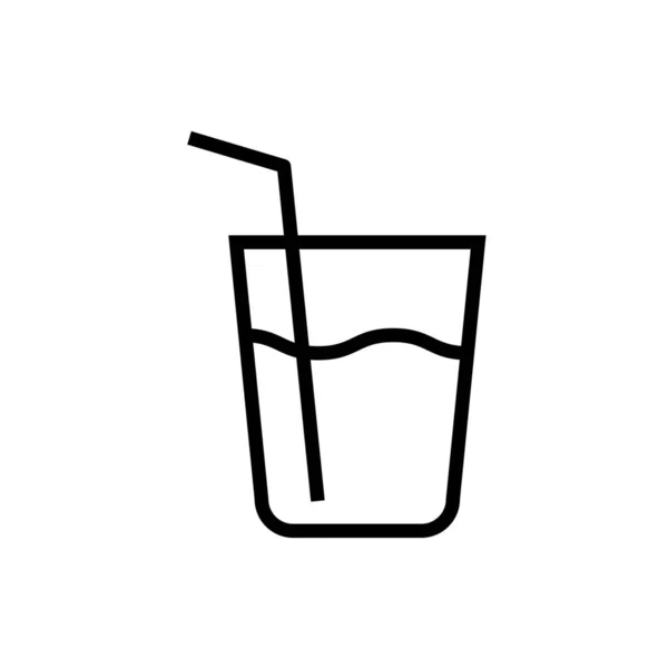 Drink Food Icon Outline Style — Stock Vector