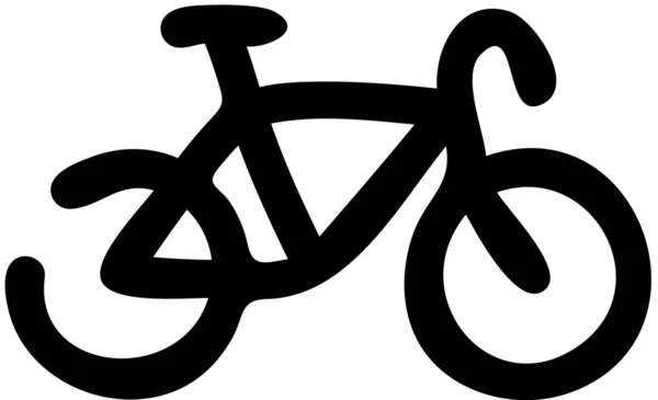 Bicicleta Bicicleta Icono Montaña Familia Categoría Casera — Archivo Imágenes Vectoriales