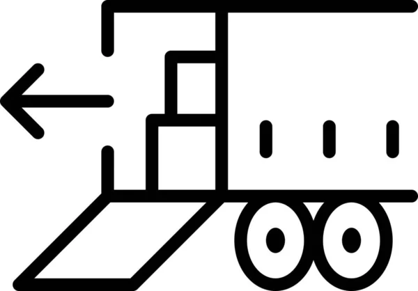 Ikone Des Güterverkehrs — Stockvektor