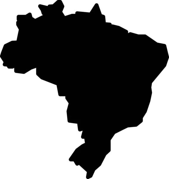 America Brasília Brasil Ícone — Vetor de Stock