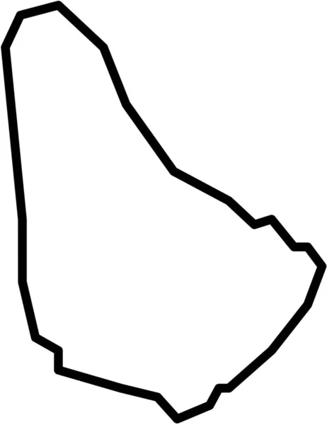 美国布里奇顿菜豆图标的轮廓风格 — 图库矢量图片