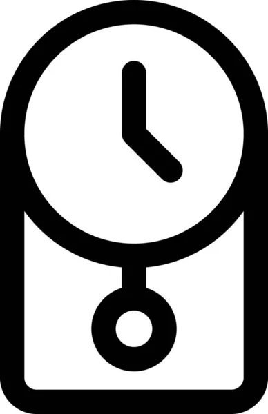 Reloj Dispositivo Mantener Icono — Archivo Imágenes Vectoriales