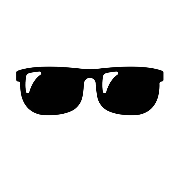 Accessoire Brillen Mode Ikone Soliden Stil — Stockvektor