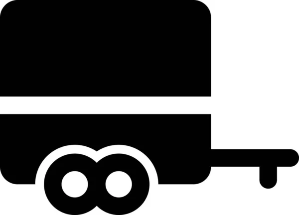 Ikona Namiotu Samochodowego Pojazdach Środkach Transportu Kategorii — Wektor stockowy