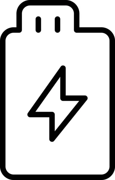 Énergie Électrique Icône Électrique — Image vectorielle