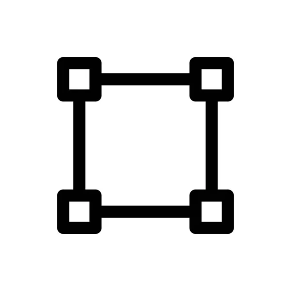 设计无工具转换自由转换工具图标的轮廓风格 — 图库矢量图片