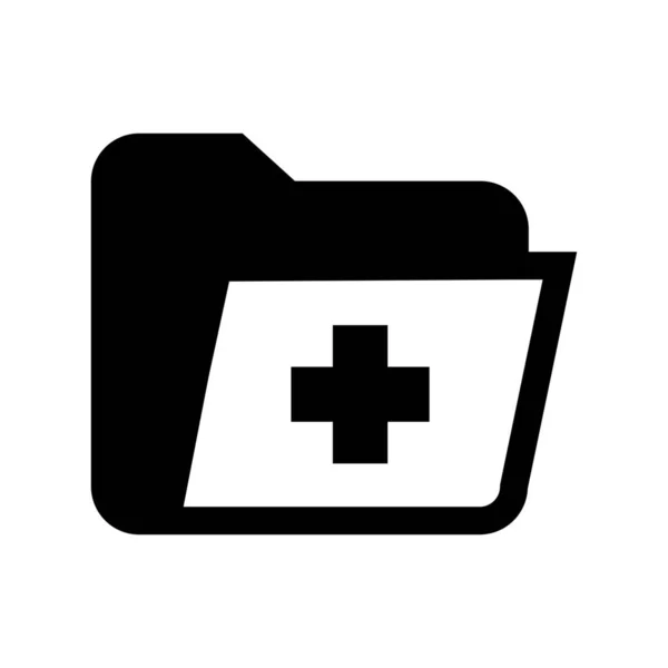 文档文档医疗图标为固态样式 — 图库矢量图片