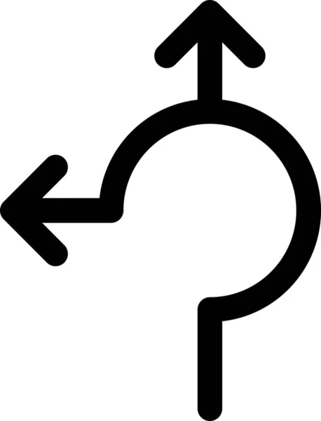 Kreisausgangssymbol — Stockvektor