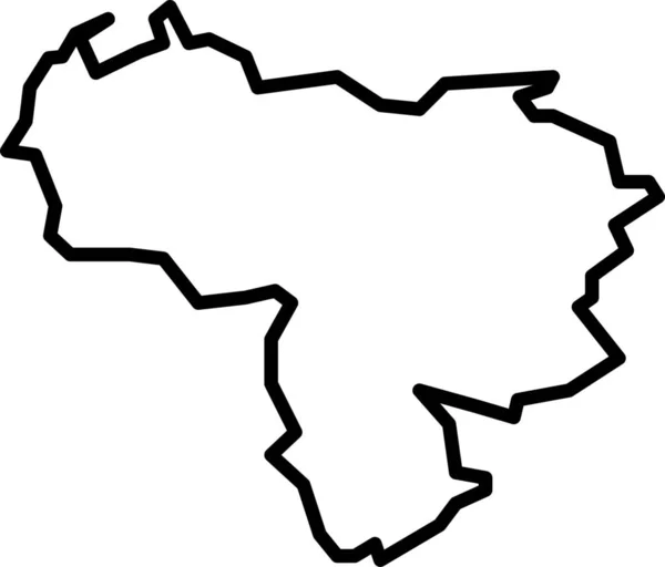 South America America Country Icon Outline Style — 스톡 벡터