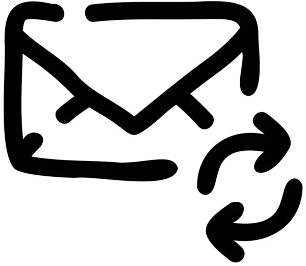 Enveloppe Chargement Icône Mail — Image vectorielle