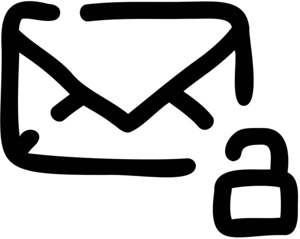 Beschikbare Envelop Mail Pictogram — Stockvector