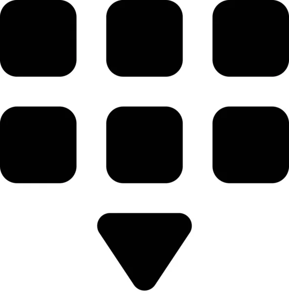 Кнопки Цифрова Піктограма Сітки — стоковий вектор