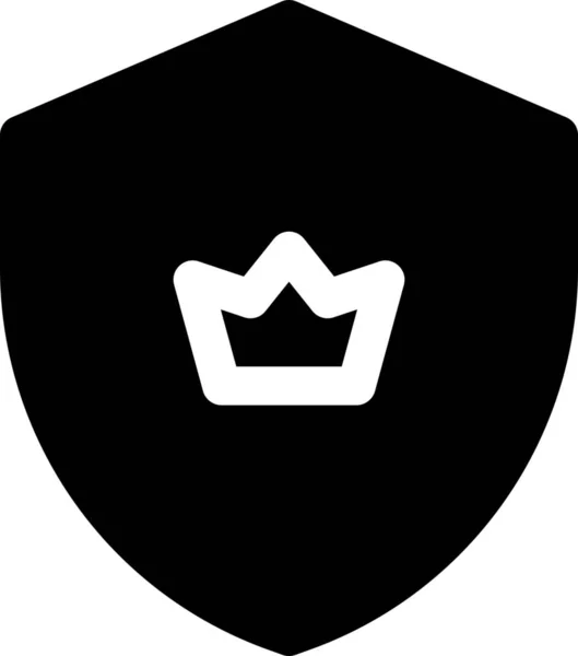 Coroa Ícone Rei Graça Signos Símbolos Categoria —  Vetores de Stock