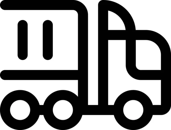 Leverans Lastbil Transport Ikon — Stock vektor