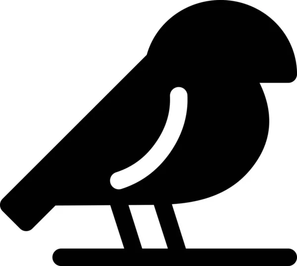 Tier Vogel Falken Ikone Der Kategorie Natur Natur Abenteuer — Stockvektor