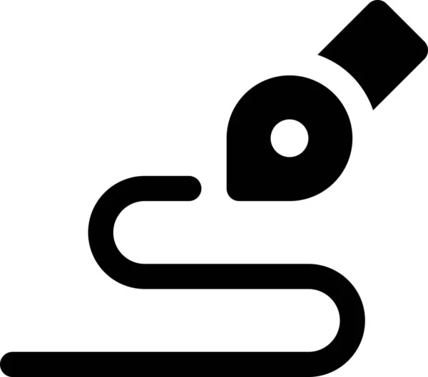 Autor Ink Line Icon Gemischter Kategorie — Stockvektor