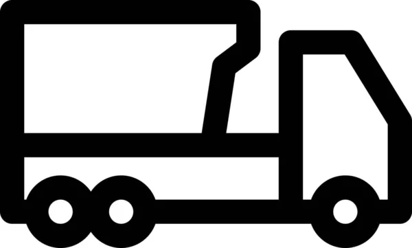 Иконка Грузовика Доставки Категории Транспортные Средства Виды Транспорта — стоковый вектор
