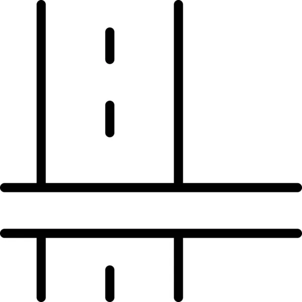 Иконка Железной Дороги Перекрестка Категории Транспортные Средства Виды Транспорта — стоковый вектор