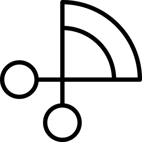 Икона Кёрлинга Ресниц — стоковый вектор