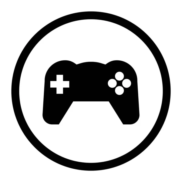 Controller Device Game Icon Solid Style — Stock Vector