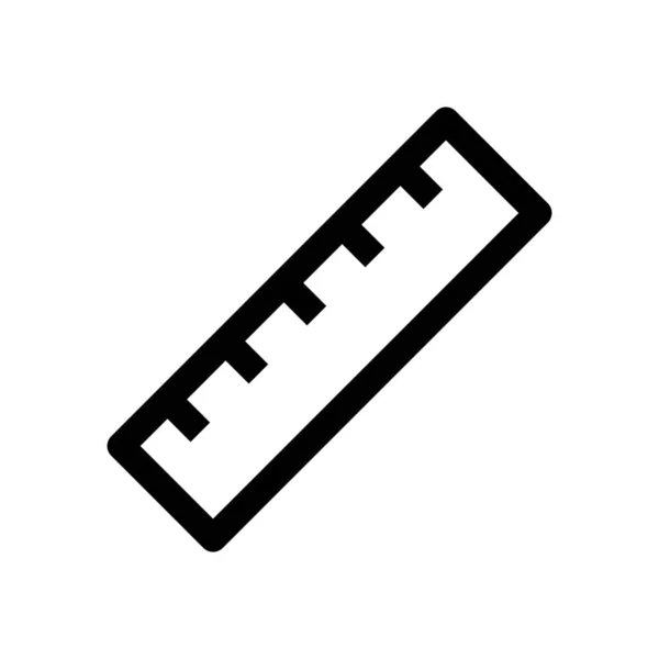 Design Werkzeug Messwerkzeug Symbol Umrissstil — Stockvektor