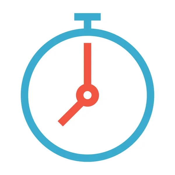 Despertador Reloj Fecha Límite Icono Estilo Del Esquema — Vector de stock