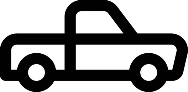 Ikona Pickupa Wózka — Wektor stockowy