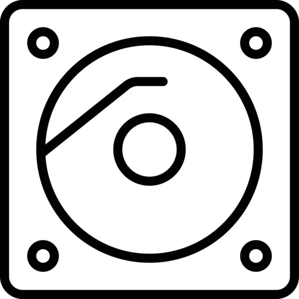 Datenträgerlaufwerk Symbol — Stockvektor