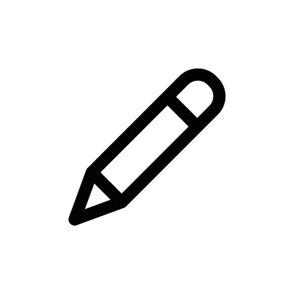 Design Werkzeug Zeichnen Edit Icon Outline Stil — Stockvektor